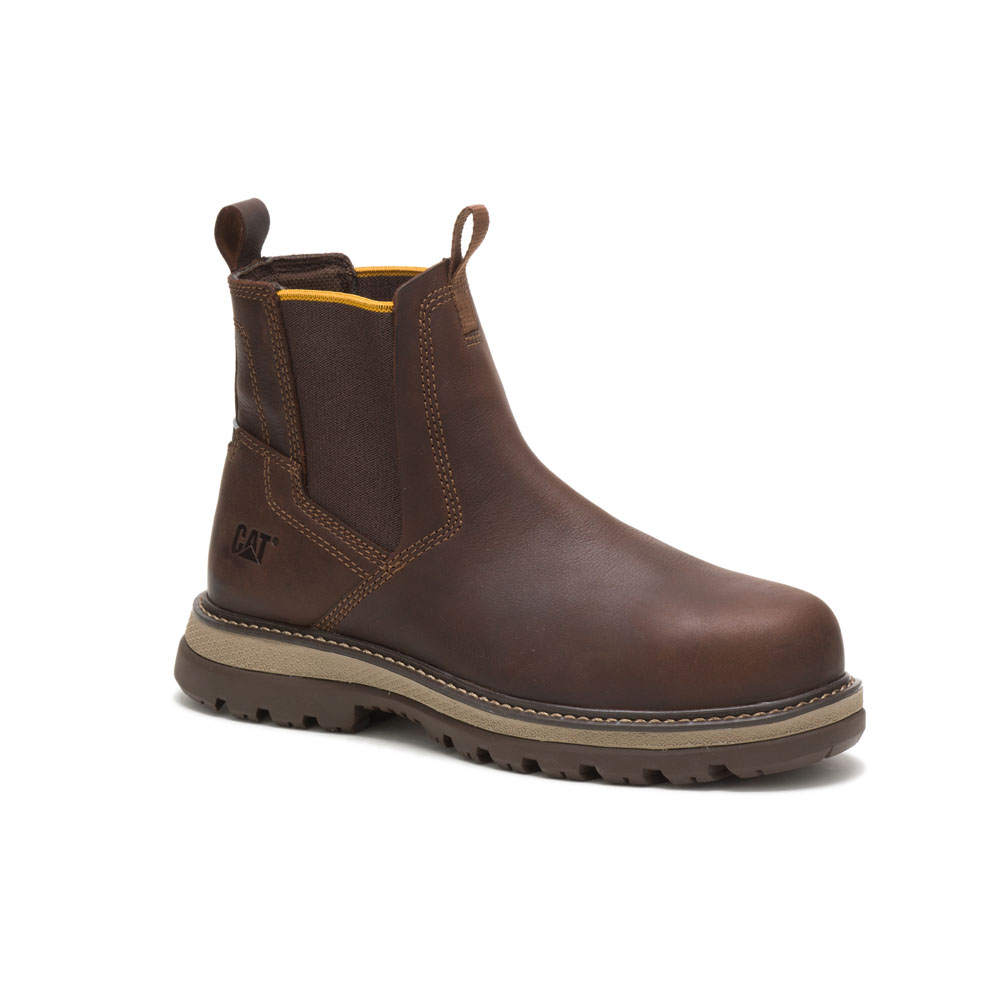 Caterpillar Fairbanks Chelsea St Veiligheidsschoenen Heren Bruin | NL-7563