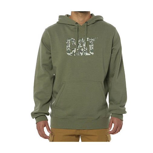 Caterpillar Foundation Met Capuchon Sweatshirt Hoodies Heren Groen | NL-4610