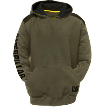 Caterpillar Logo Panel Met Capuchon Sweat Hoodies Heren Diep | NL-2340