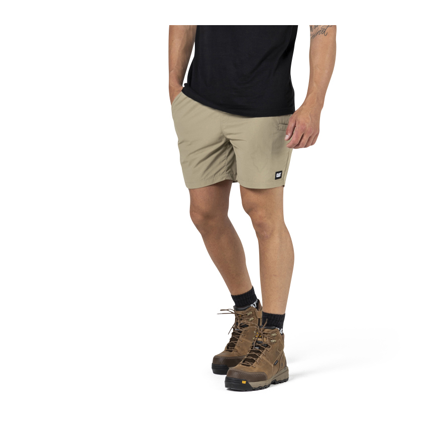 Caterpillar Nylon Korte Broek Heren Khaki | NL-9620