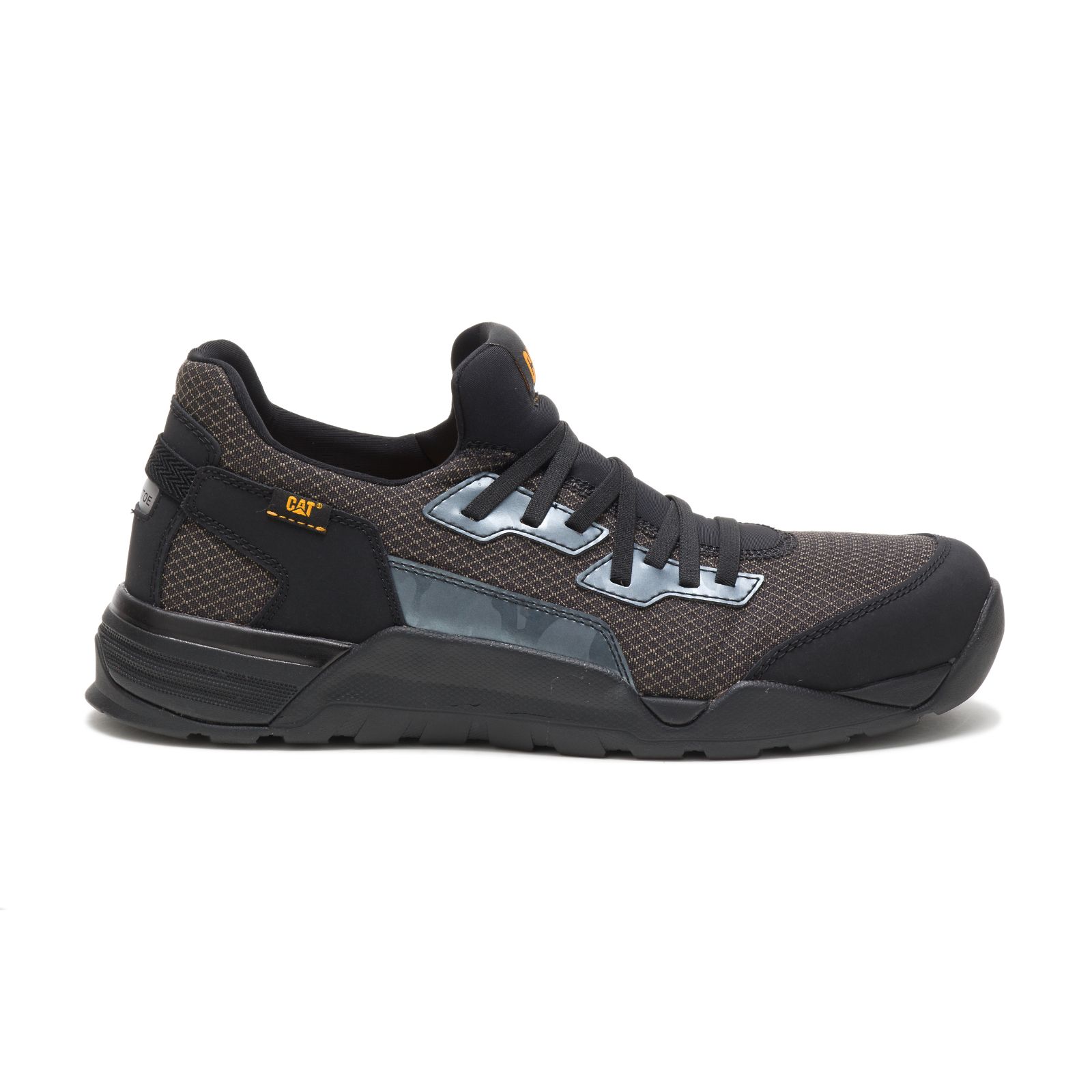 Caterpillar Sprint Textiel Alloy Neus Sneakers Heren Zwart | NL-6429