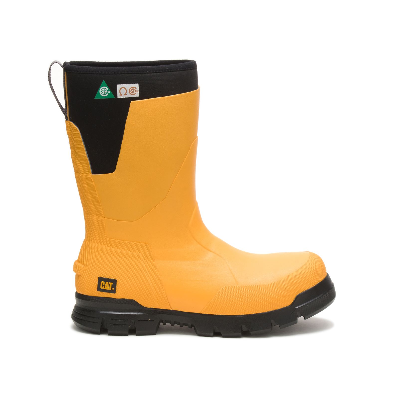 Caterpillar Stormers 11" Steel Neus Csa Regenlaarzen Dames Geel | NL-9710