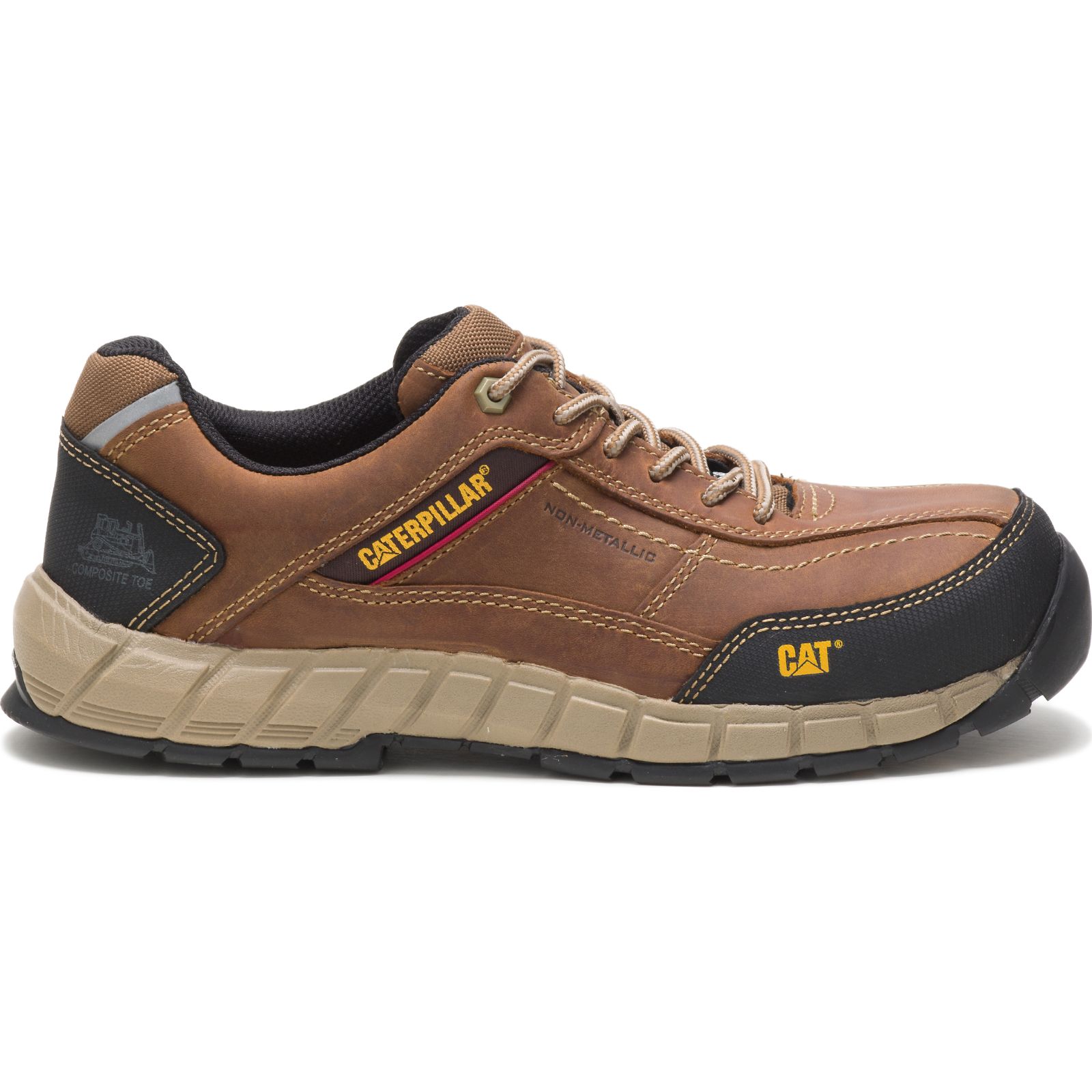 Caterpillar Streamline Leren Composite Neus Werkschoenen Heren Bruin | NL-5213