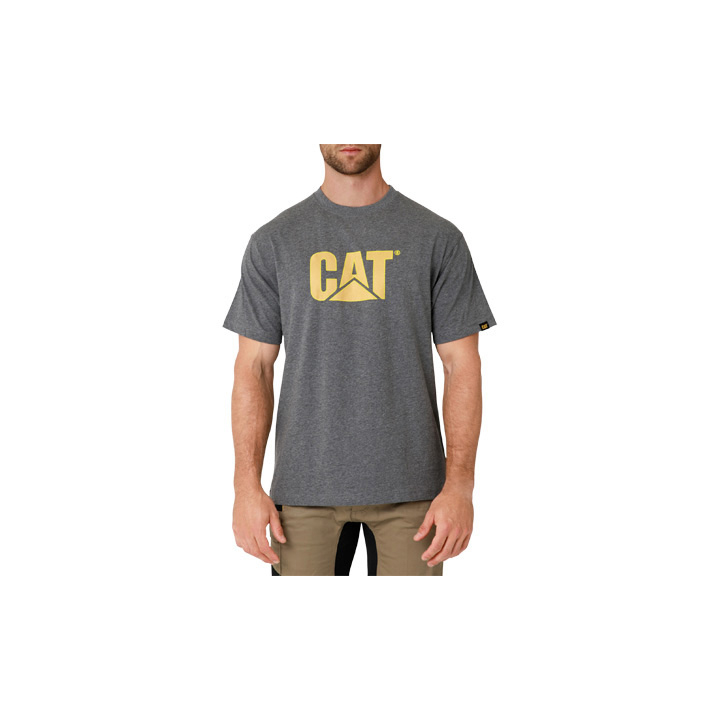 Caterpillar Tm Logo T-Shirts Heren Donkergrijs | NL-2817