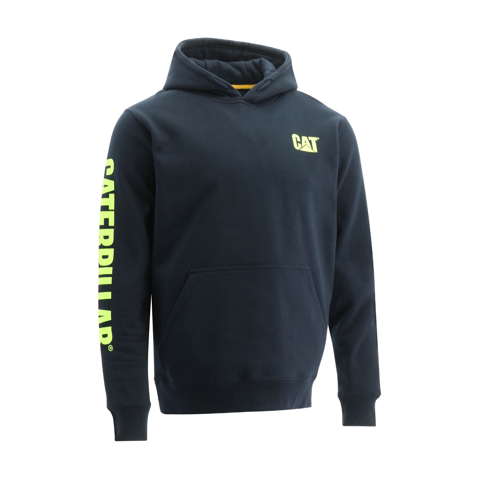 Caterpillar Trademark Banner Hoodies Heren Donkerblauw | NL-3947