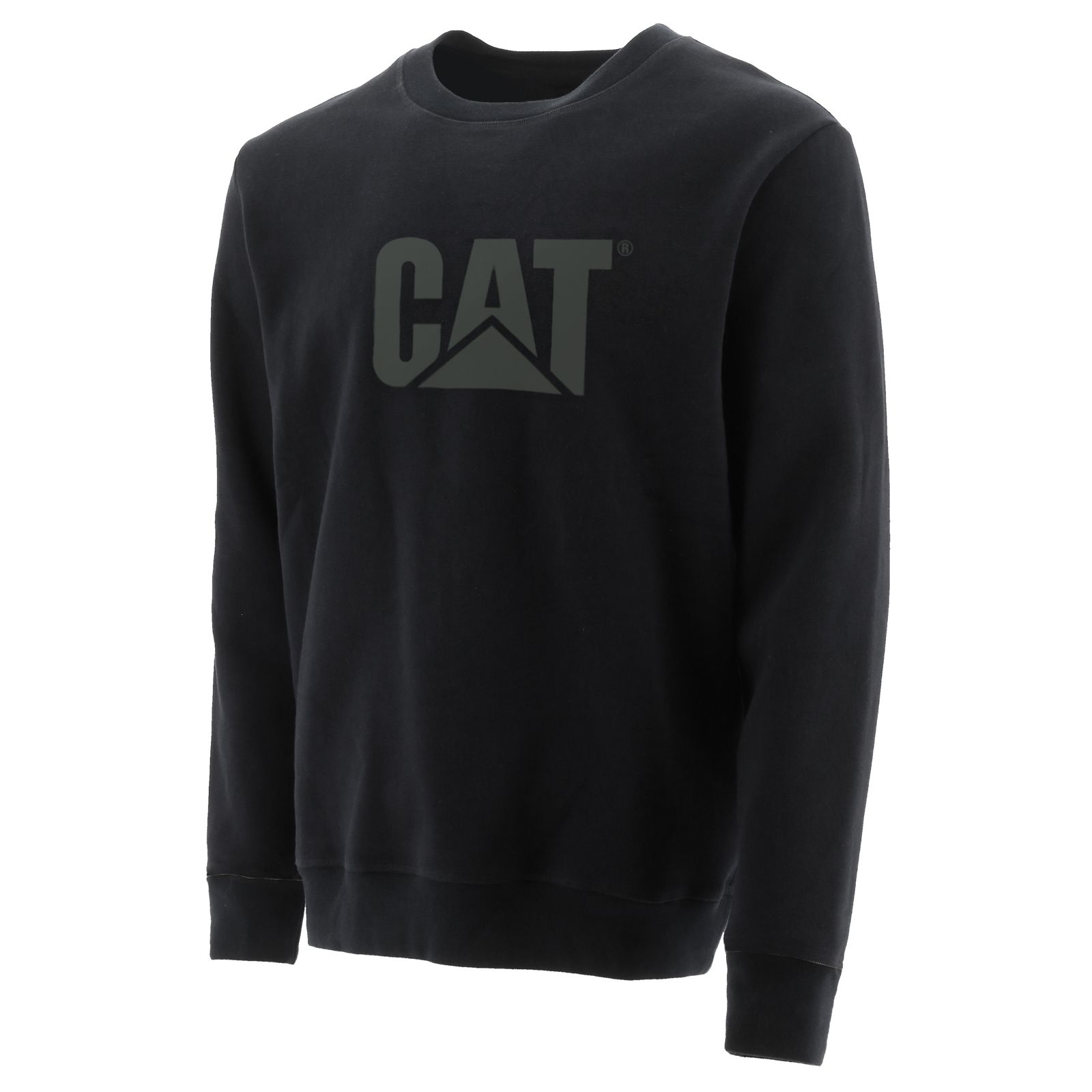 Caterpillar Trademark Logo Crewneck Truien Heren Zwart | NL-3968