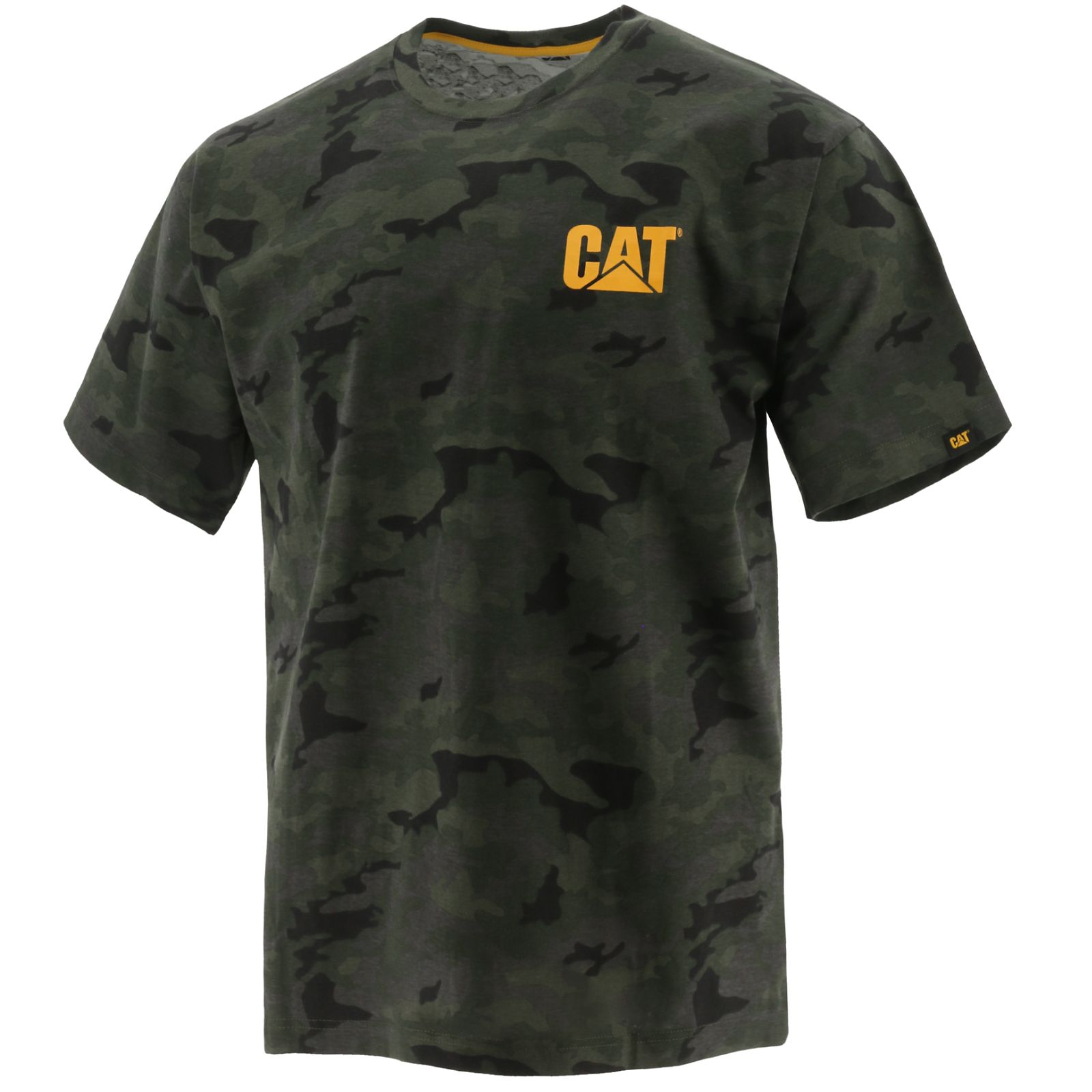 Caterpillar Trademark T-Shirts Heren Camo | NL-3951