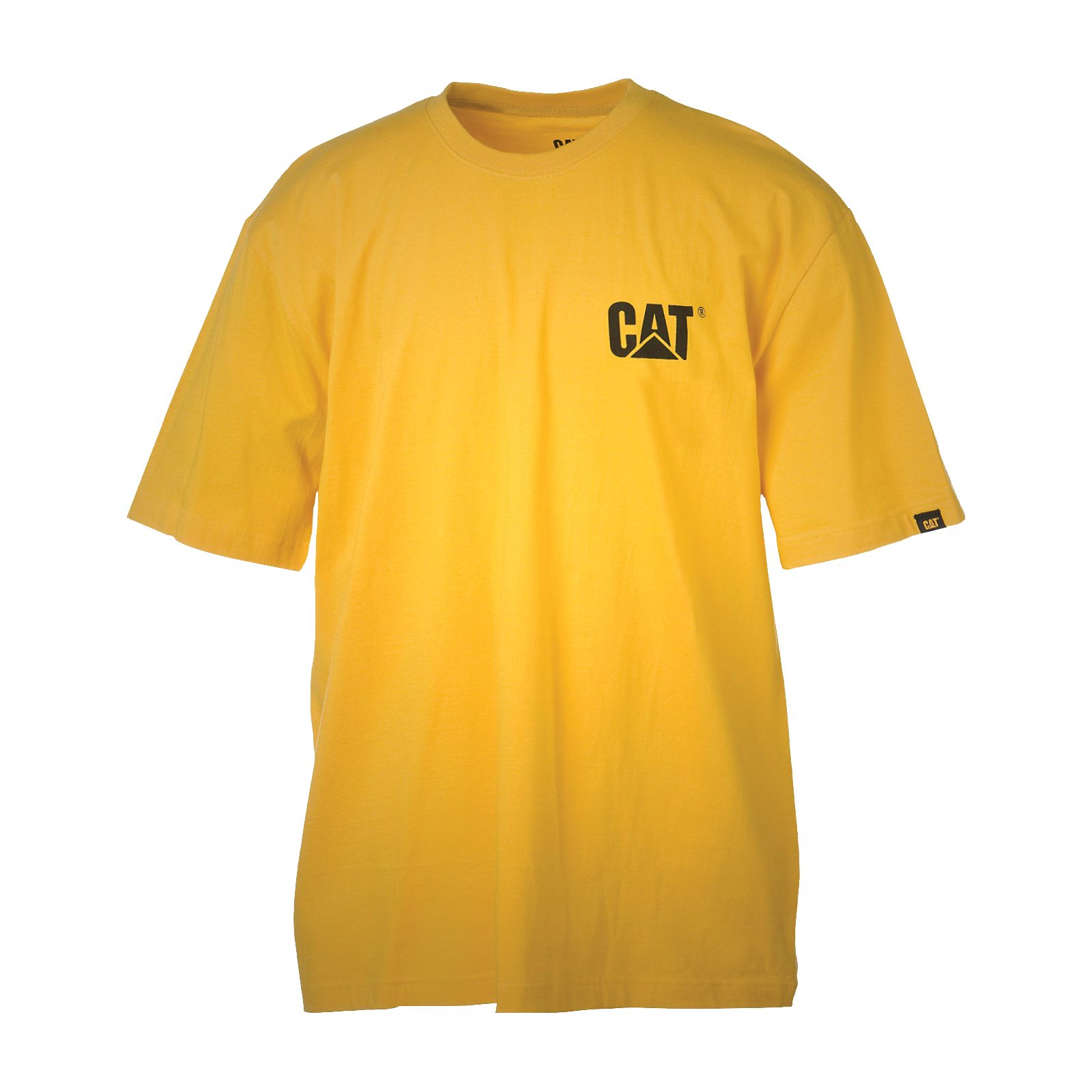 Caterpillar Trademark T-Shirts Heren Geel | NL-5406