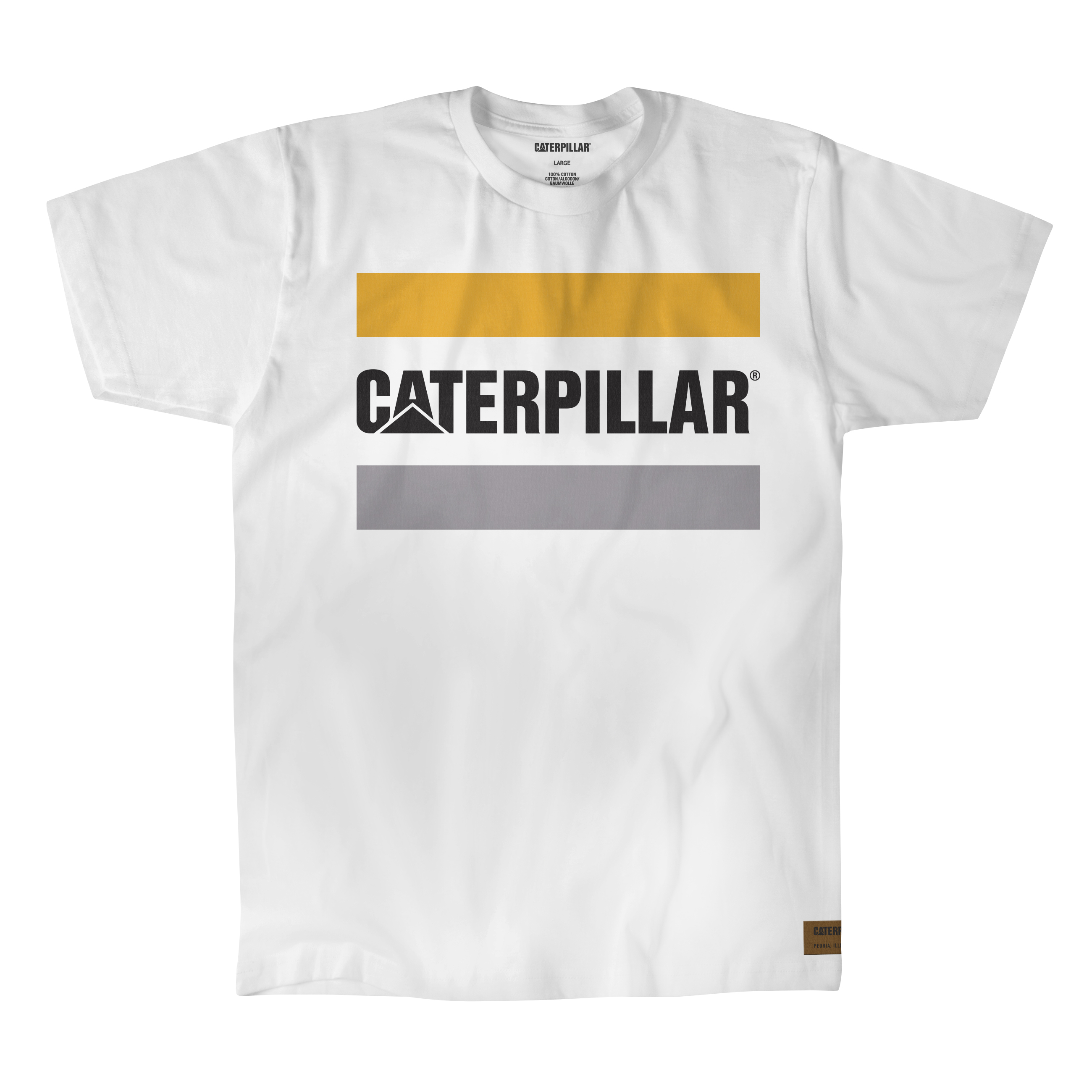 Caterpillar Werk Logo T-Shirts Heren Wit | NL-8475