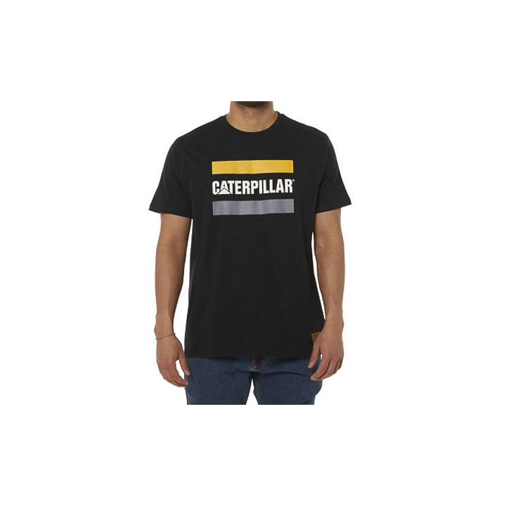 Caterpillar Werk Logo T-Shirts Heren Zwart | NL-3965